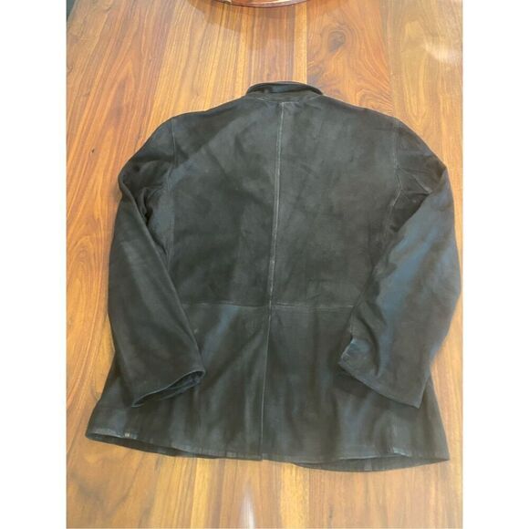 🎉 Host Pick! 🎉 John Varvatos Men's Black Goat Suede Blazer - Picture 7 of 8